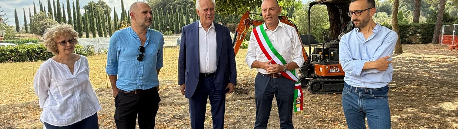 Posa prima pietra nuovo Asilo Comunale Strada