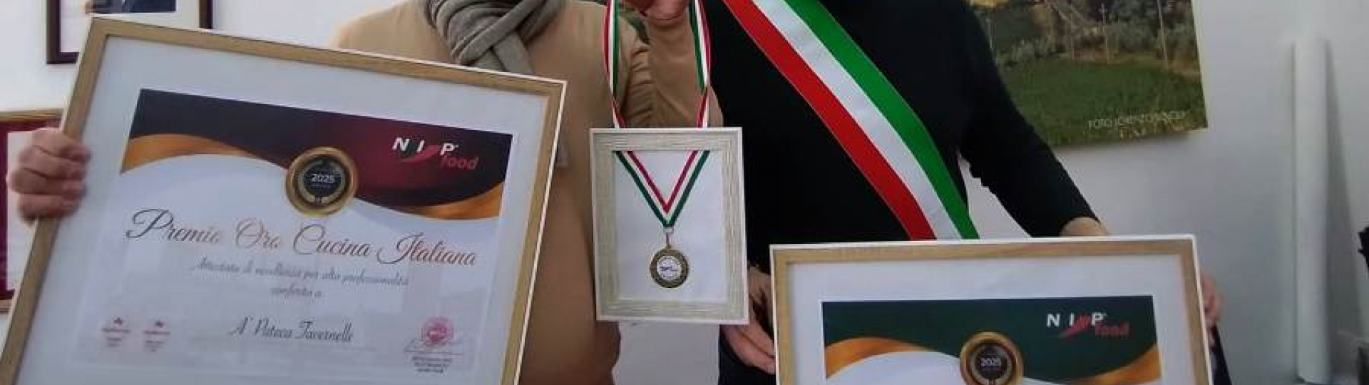 Antonino Adria ed il Sindaco David Baroncelli