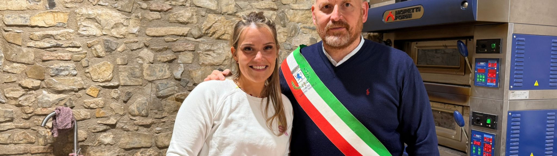  Giada Lepri e il Sindaco David Baroncelli 