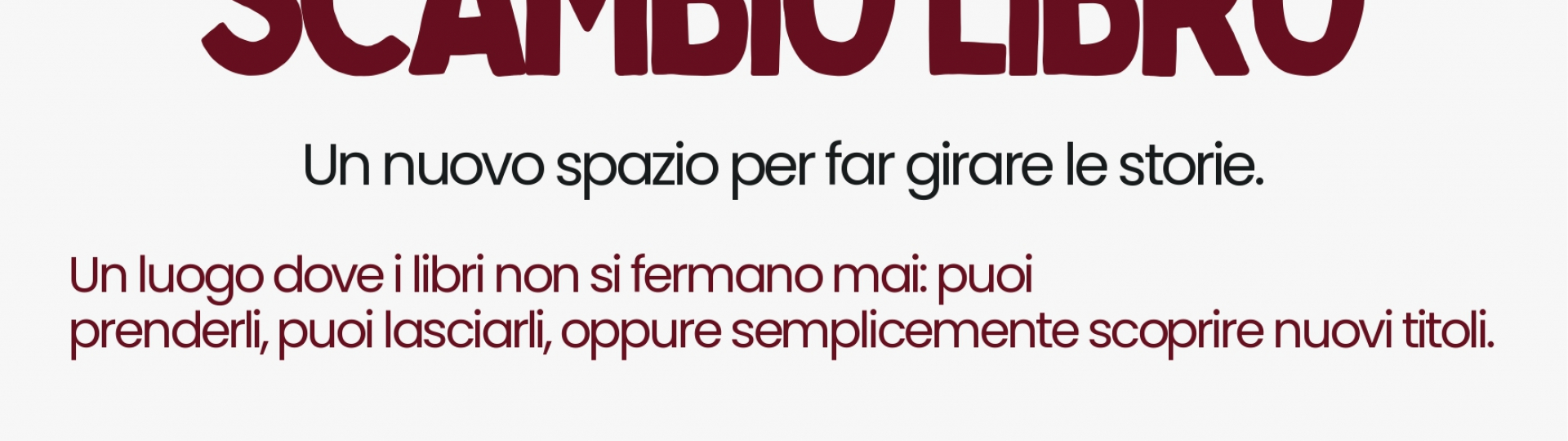 Inaugurazione scaffale libero scambio