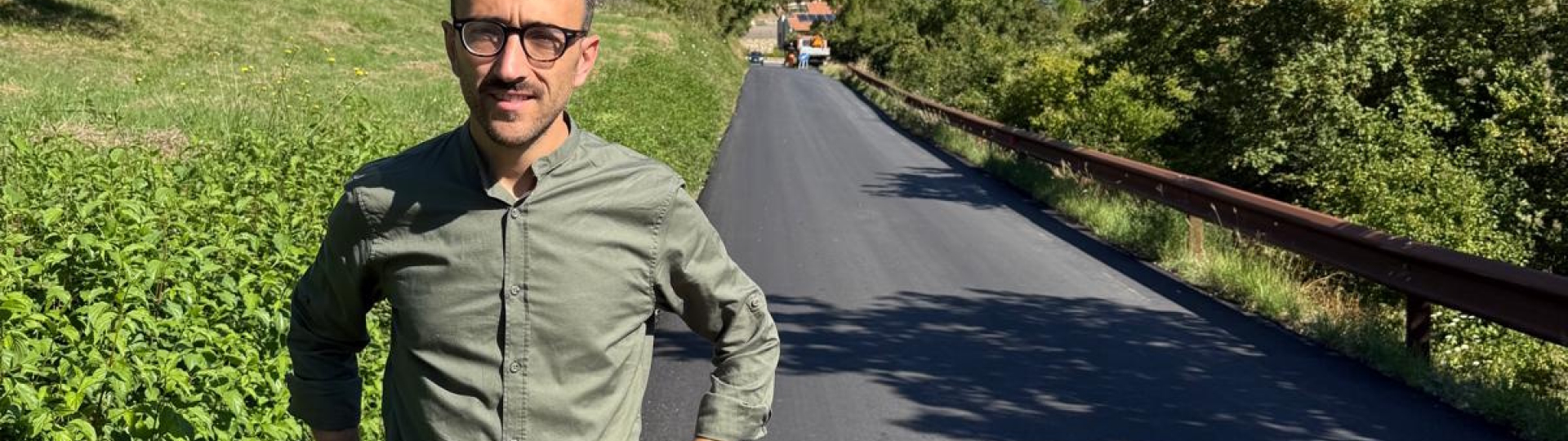 L'Assessore Lavori Pubblici Giulio Saturnini