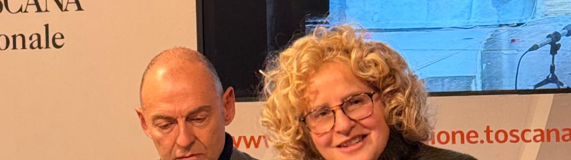 Sindaco Paolo Sottani e l'Assessora all'Ambiente Monica Toniazzi