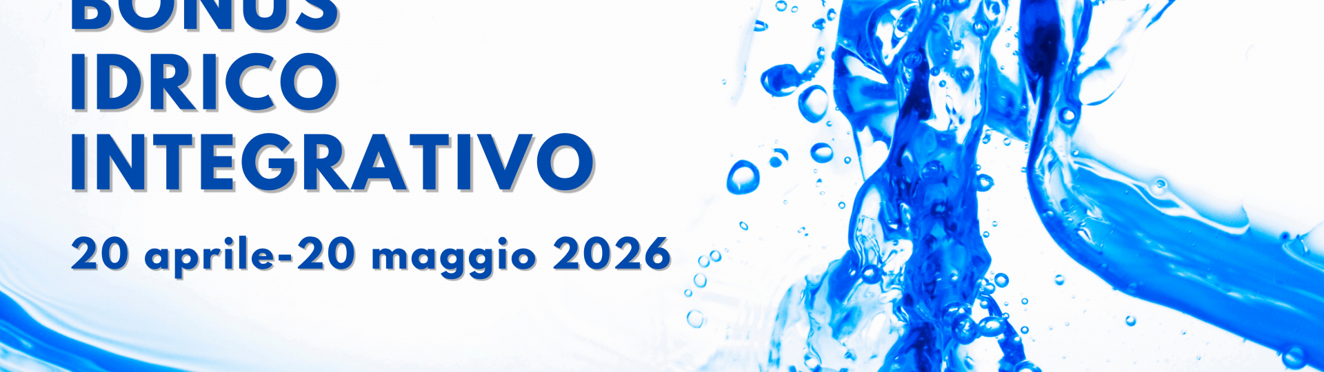 immagine bonus idrico integrativo anno 2026