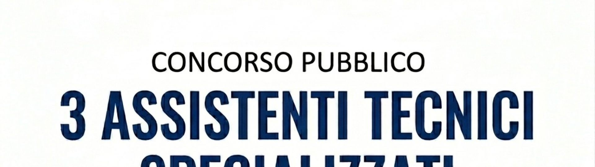 Concorso assistenti tecnici