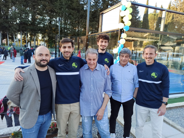 Foto inaugurazione campi Padel Sambuca