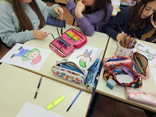 immagine cartoni animati sugli orti scolastici