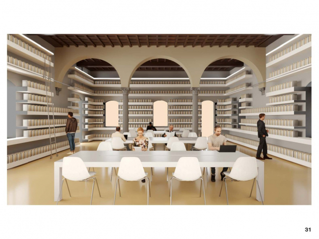 immagine rendering casa della cultura