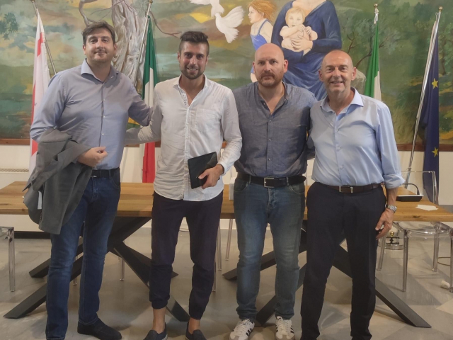 Sindaci dell'Unione del Chianti e Andrea Cardinali