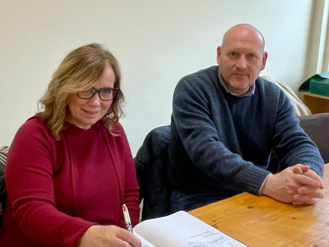 I Sindaci David Baroncelli e Cenni Susanna