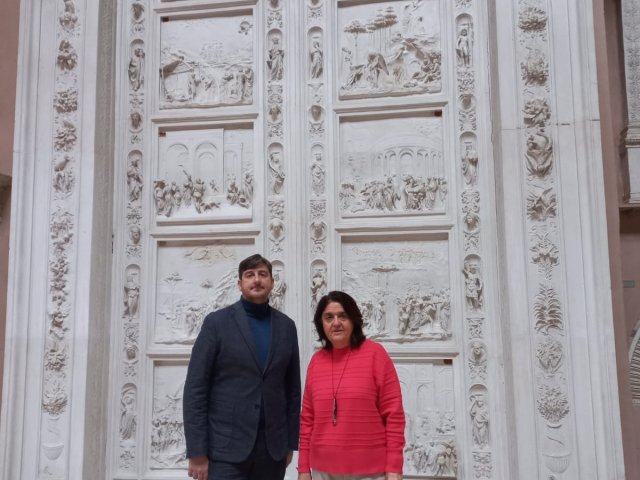 Il Sindaco Roberto Ciappi e la Preside Laura Lozzi