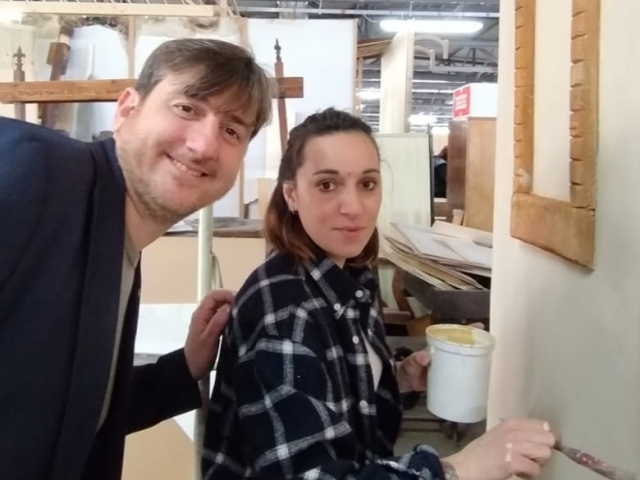 Il Sindaco Roberto Ciappi ed Elisa Ferruzzi