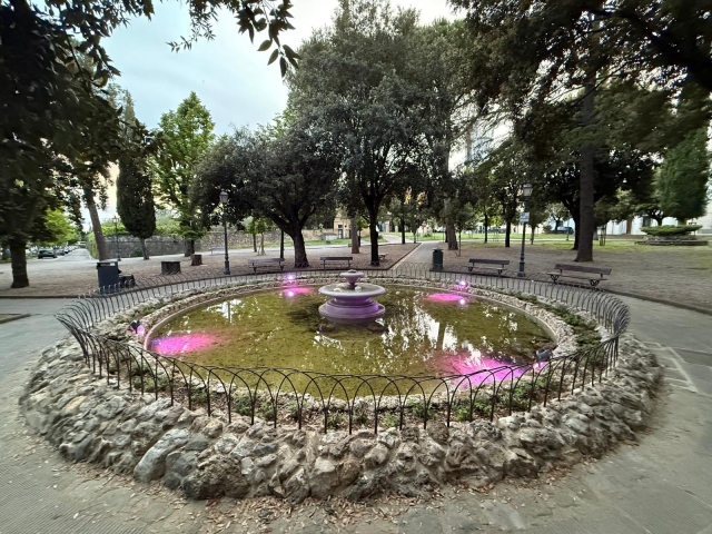 Fontana viola per la fibromialgia