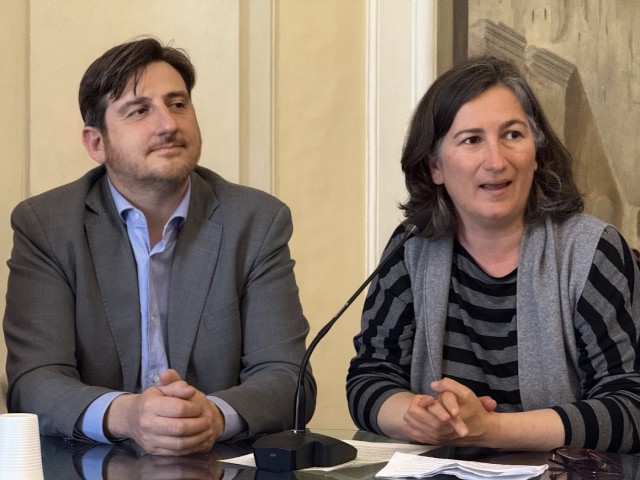 Assessore Sara Albani e Sindaco Roberto Ciappi