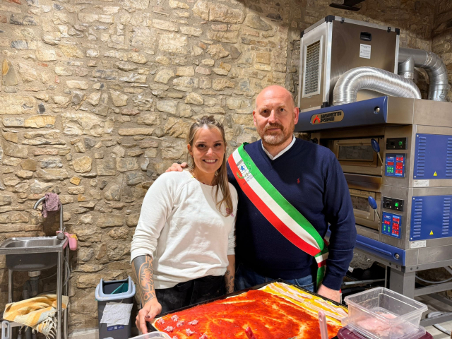  Giada Lepri e il Sindaco David Baroncelli 