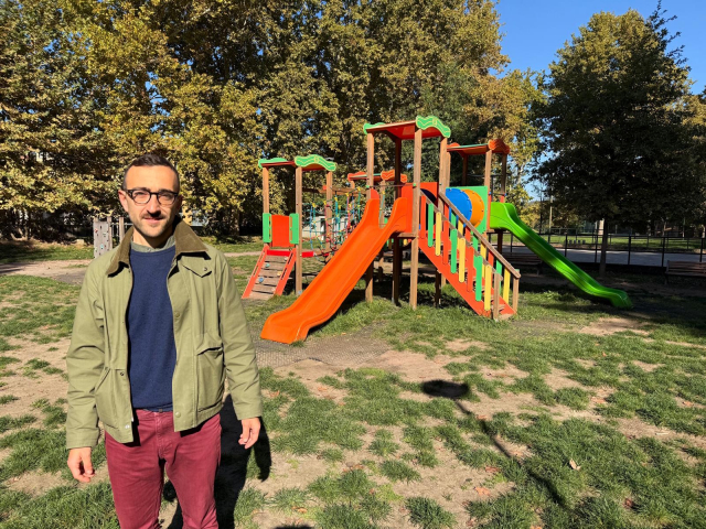 L'Assessore Lavori Pubblici Giulio Saturnini