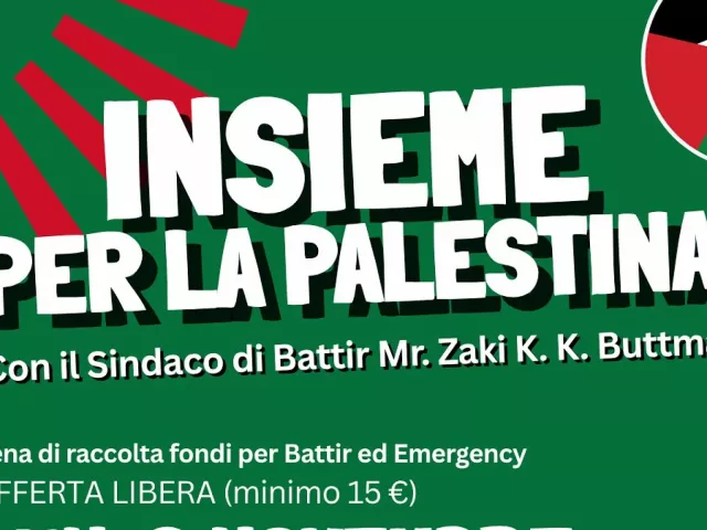 Insieme per la Palestina. Battir - San Casciano in Val di Pesa