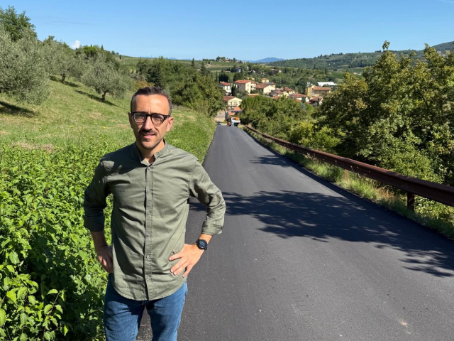 L'Assessore Lavori Pubblici Giulio Saturnini