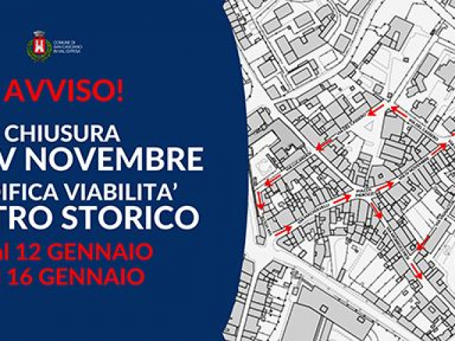 Mappa modifiche viabilità