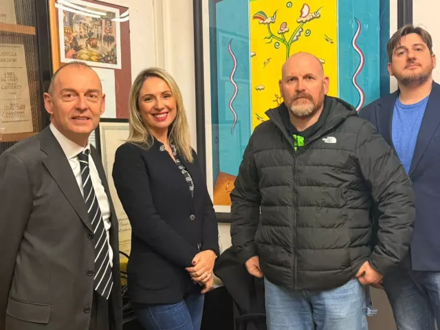 Il Segretario Serena De Luca con i Sindaci dell'Unione del Chianti Fiorentino